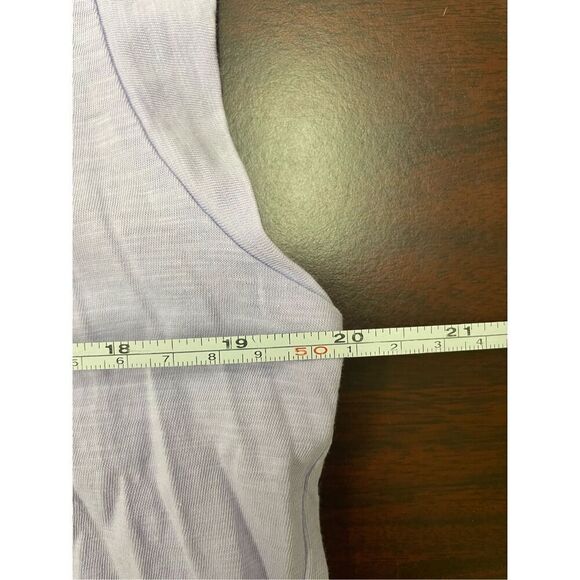 Loft Lavender Short Sleeve Blouse Size Large - Picture 7 of 7